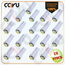 20X White T5 2-2835 SMD Instrument Gauge Dash Indicator LED Lights Bulbs 74 73