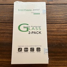 Glass Screen Protector Nintendo Switch 2 Pack Tempered amFilm Clear No Bubbles