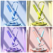 Soft Beaded Skipping Rope, Adjustable Jump Rope Segmented Fitness Jump Rope UK