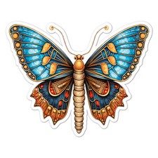 Butterfly, Vinyl Decal Sticker, Indoor Outdoor, 3 Sizes, 9670