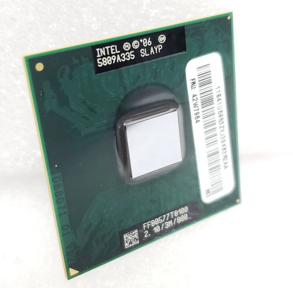 Intel Core 2 Duo T8100 2.1GHz Dual-Core 3M SLIDEP BGA479 PGA478 Notebook CPU - Image 3 of 4