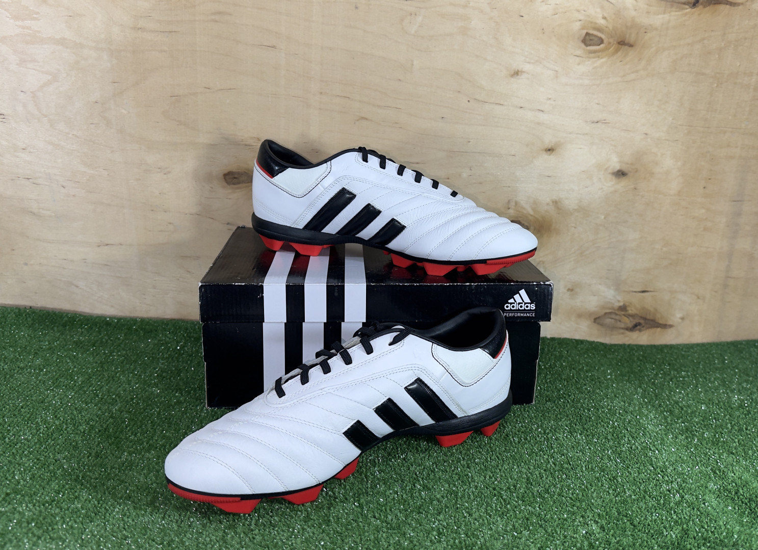 Scarpe Adidas 11Pro adiNova II HG G13707 bianche tacchetti uomo calcio/calcetto foto 5