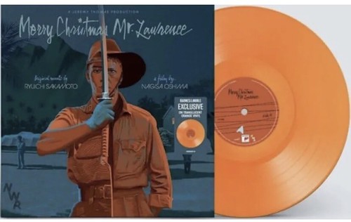 MERRY CHRISTMAS MR. LAWENCE original score; Ryuichi Sakamoto, Orange Vinyl, New - Picture 2 of 4