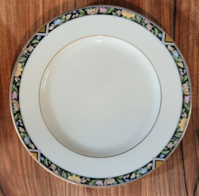 FOUR OSCAR DE LA RENTA Salad Plate FLEUR ROYALE Fine Ivory LAF19 Japan #1