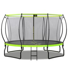 14Ft Trampoline Kids Toy with Upgraded Arc Composite Pole Safety Enclosure Net