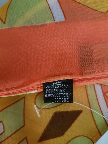 VINTAGE PAREO SARONG TELO MARE COSTUME MARTISSIMA BY Marta Marzotto - Foto 6 di 12