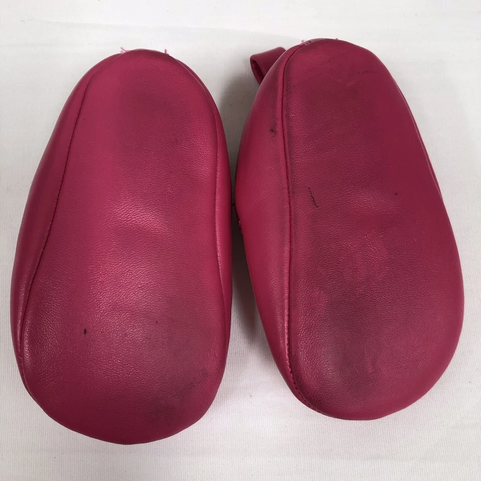 Zapatos de Ballet Little Angel Infantil Niñas Talla 1 Rosa Flor Estrás Mary Jane Foto 3 de 4