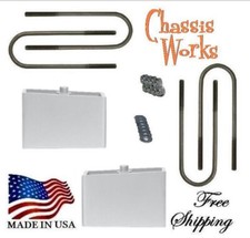 1987-2004 Dodge Dakota Durango 3 Axle 2wd 4 Drop Rear Lowering Blocks Kit