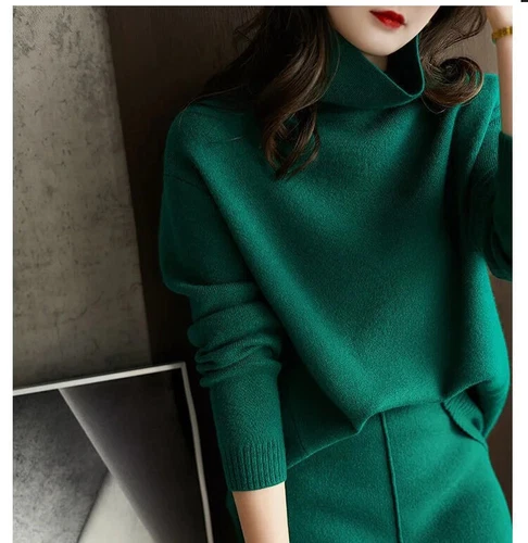 Autumn suit skirt 2 piece skirt set women winter sweater 2 piece outfit Sweater - Picture 9 of 28