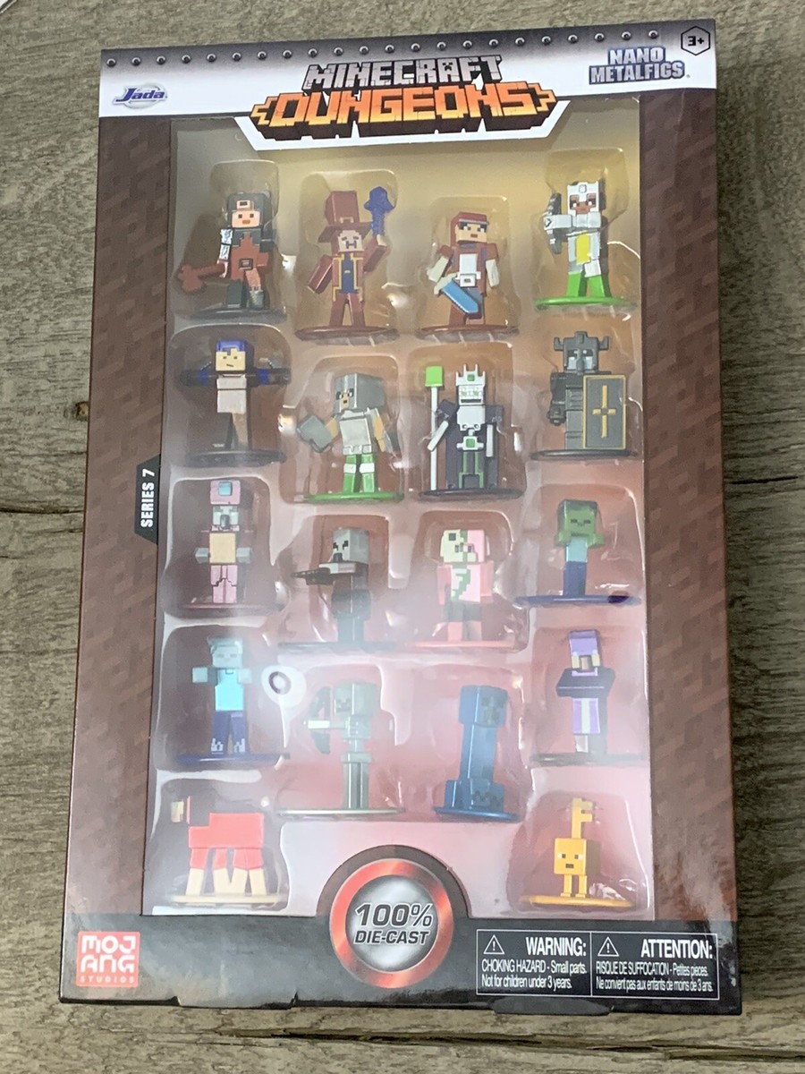 18pc Nano Metalfigs MINECRAFT DUNGEONS: Nameless/Baby/Mossy/Hex