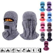 Winter Baclava Cap Fleece Full Face Masks Ski Outdoor Hood Windproof Headgear US