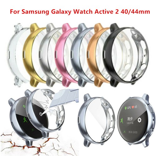 2 Pack Case Cover Screen Protector For Samsung Galaxy Watch Active 2 40mm 44mm - Picture 12 of 110