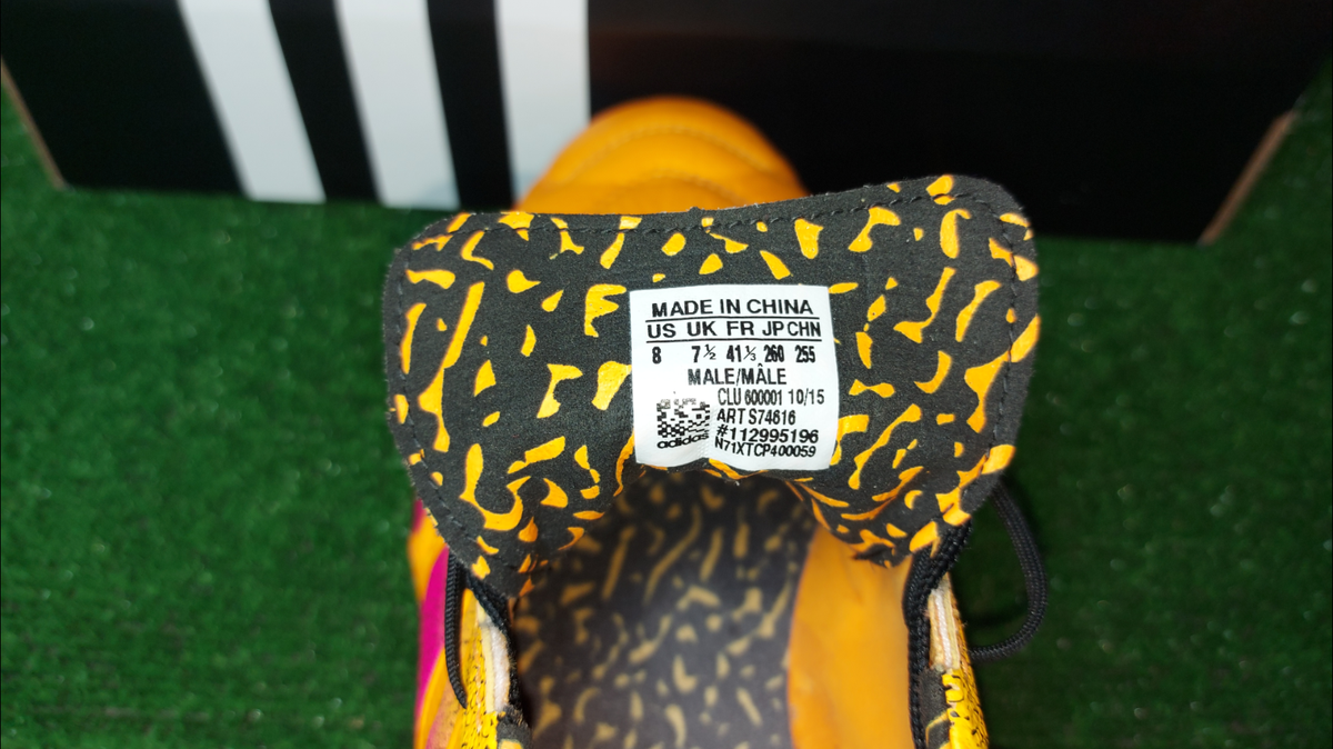 Adidas X 15.1 FG|AG Leather S74616 Yellow boots mens Football