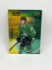 2022-23 Upper Deck Allure Color Flow Yellow Green Fredrik Karlstrom RC Stars