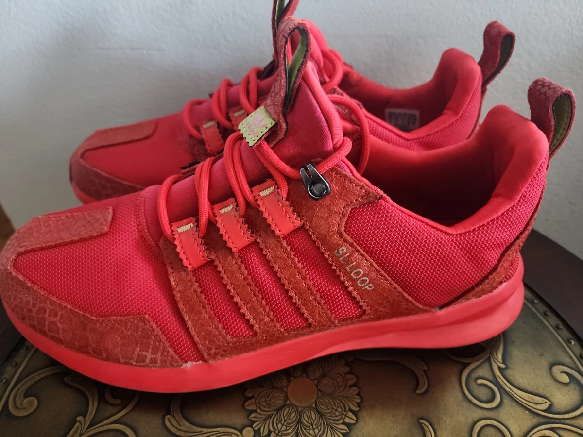 ADIDAS SL Loop Runner TR Size 10 Red Reptile Men s Sneaker Shoes