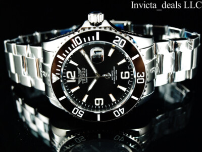 Tresod Mens Ocean Master 24J AUTOMATIC Black Dial Sapphire Crystal 300M SS Watch