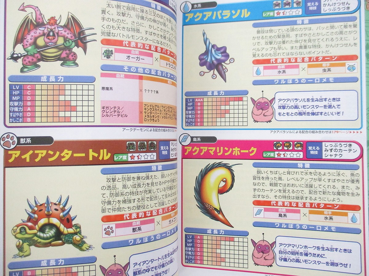 DRAGON QUEST MONSTERS 2 Official Guide Vol.2 GameBoy Color