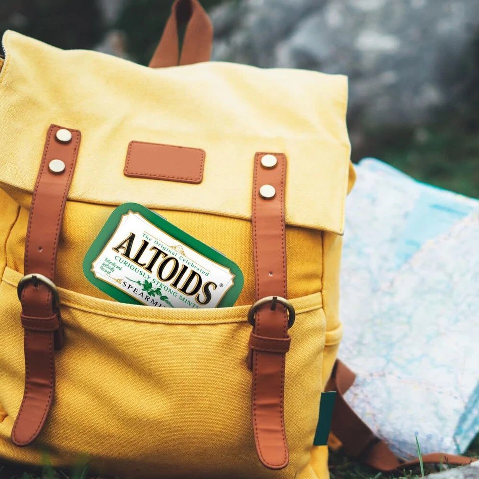 Mentas de menta verde Altoids, 1,76 onzas (12 paquetes) Foto 4 de 4