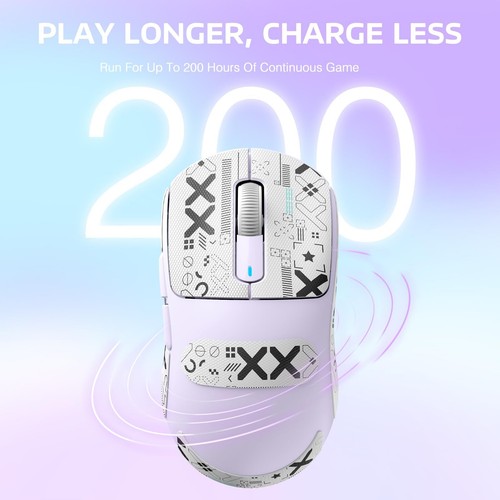 Mouse da gioco leggero wireless 26000 DPI 3 modalità con mouse antiscivolo per PC - Foto 54 di 70
