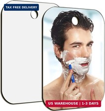 2 Pack 8"X6" Fogless Shower Mirror For Shaving Mirror Wall Hanging- Bathroom New