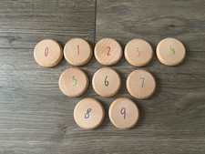 Grapat Wooden Montessori Counting Coins Set