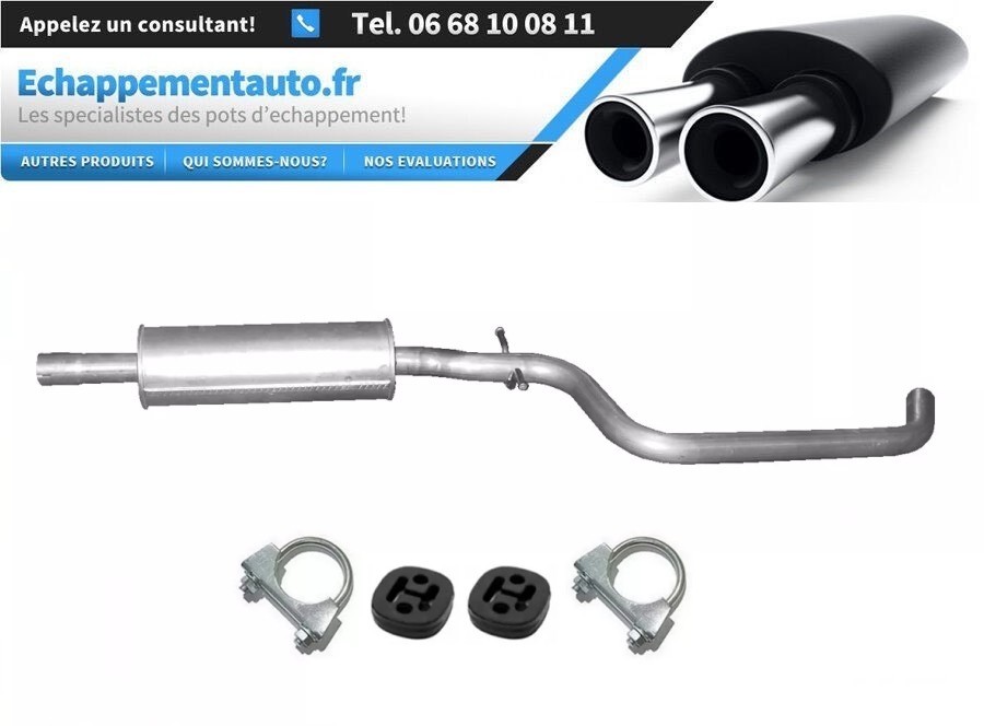 Échappement Audi A3 1.9 2.0 TDi kit arrière anti-fuite gaz fuite bruit sifflement
