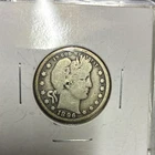 1896 Barber Quarter Silver 25C Circulated US Coin Business Strike Uncertified