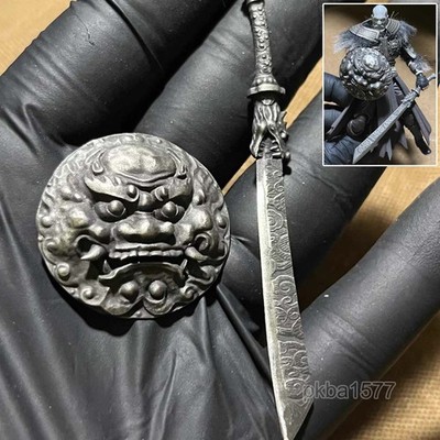 Cool 1/18 Metal Shield Sword Model For DIY 3.75'' Action Figure Acid Rain Joytoy
