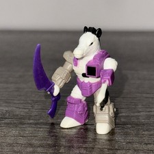 Takara Battle Beasts Zealot Zebra #69 Action Figure Weapon Wood Rub