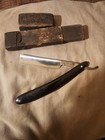 Vintage Leather Strop (intact with Handle) and Straight Razor w/original Box.  — photo 2
