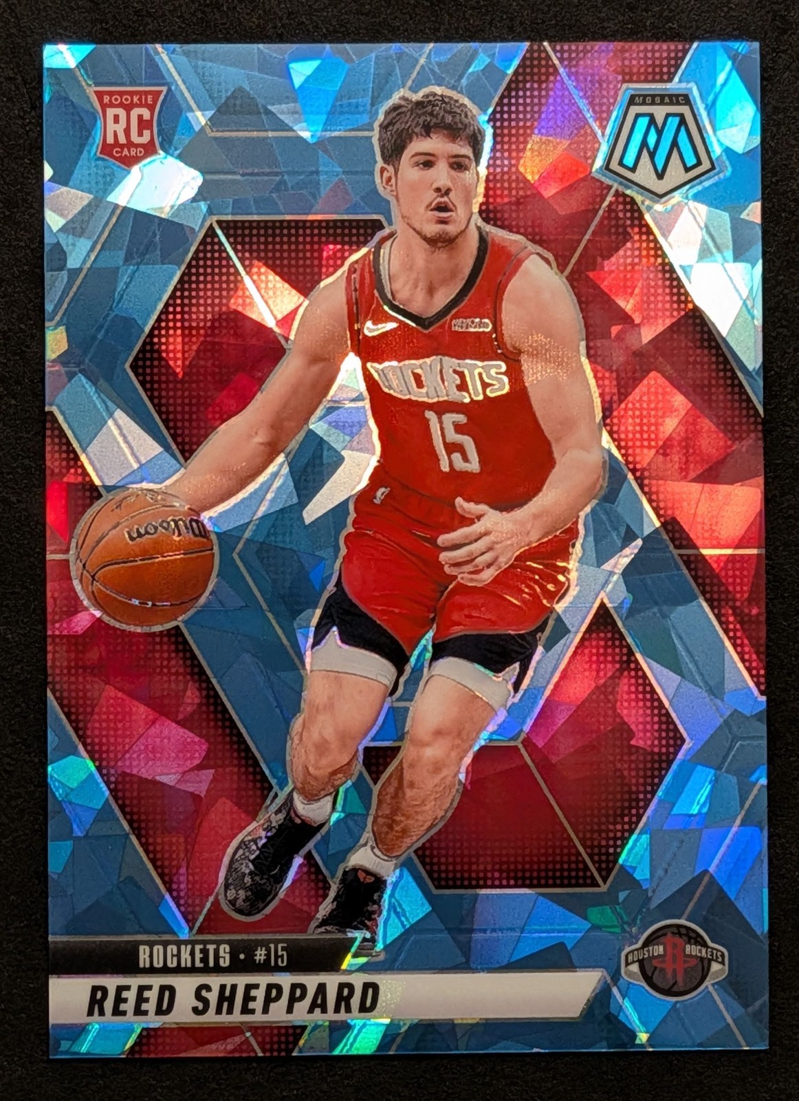 2024-25 Panini Mosaic Reed Sheppard Rookie #249 RC Ice Mosaic /125 