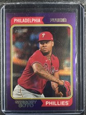 Soto, Gregory - 2023 Topps Heritage Chrome - Purple Refractor