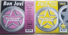 LEGENDS 2 CDG KARAOKE DISCS 1980'S ROCK GUNS N ROSES,BON JOVI,MOTLEY CRUE lot