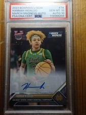 2023 Bowman U Now Hannah Hidalgo March Madness Black Auto /99 PSA 10