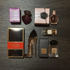 5pc High End Perfume Gift Set - Versace, Viktor & Rolf, Carolina Herrera