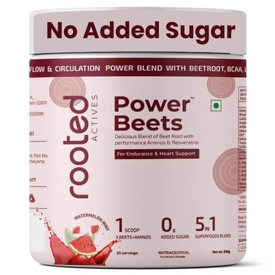Beetroot Powder with BCAA L-Arginine L-Carnitine & Resveratrol Superfoods Blend