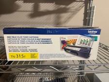 Brother TN315Y Yellow High Yield Toner Genuine OEM Sealed Bag