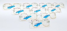 Lot of 10 Vintage ROI eyeglasses Model CHRISTY NEW Blue Rose 56-15-135 Plastic