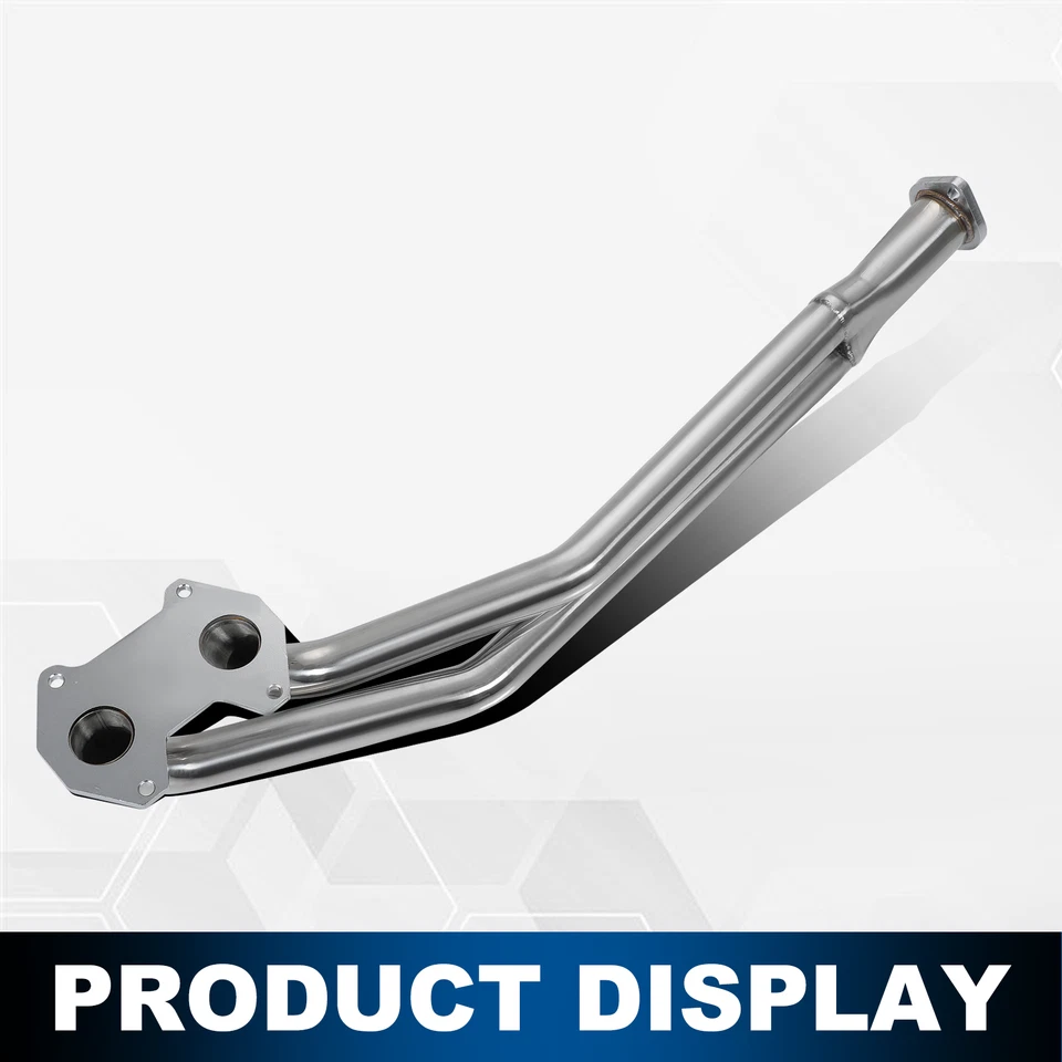 COLECTOR DE CABEZAL DE ESCAPE DE ACERO INOXIDABLE PARA 84-91 MAZDA RX-7 13B 1,3 L NO TURBO Foto 4 de 4