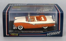 1/43 Vitesse Ford Fairlane 1956 Convertible Orange White Diecast Model 36277 Use