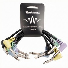 6 Pieces Guitar Pedal Cable Cable Ribbed Strain Relief Audio Accessory