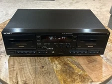 Sony TC-WR701ES Dual Cassette Deck Tape Player Recorder Tested-Beautiful!