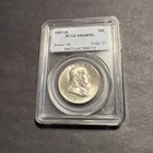 1957-D PCGS MS64FBL Franklin Silver Half Dollar