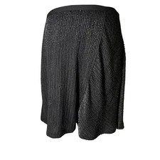 Halston Heritage Beaded Skirt Black Modern Cocktail Party Holiday Sz 14 NWT $425