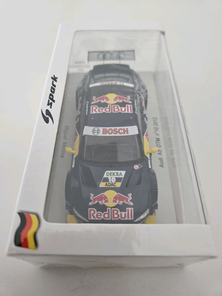 Spark 1.43 Rare SG046 Audi 5 Red Bull Livery DTM 2012#10 Driver Miguel Molina. - Image 4 of 4