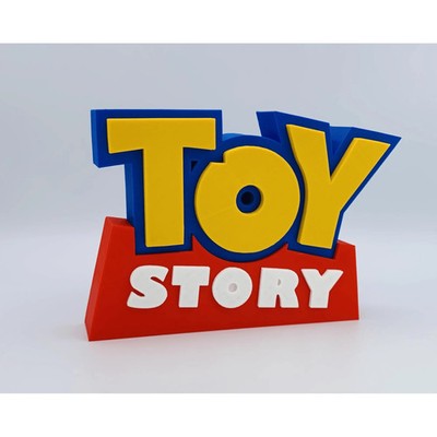 Toy Story Logo Sign 3D Printed Disney Pixar Kids Room Decor Display