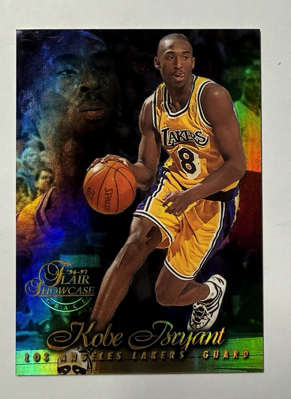 1996-97 Flair Showcase Kobe Bryant Row 1 RC #31 Rookie Lakers HOF Fleer