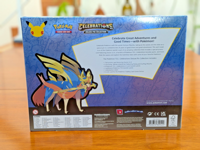 Pokemon TCG 25th Celebrations Deluxe Pin Collection Zacian | eBay