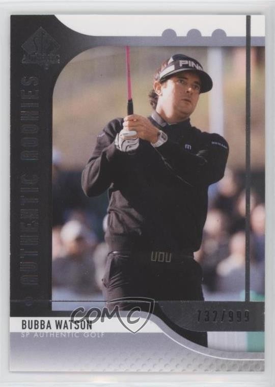 2012 SP Authentic Authentic Rookies 732/999 Bubba Watson #81 Rookie RC oi7