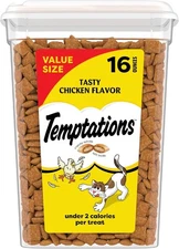 Temptations Classic Cat Treats Tasty Chicken Flavor – 16 oz Tub